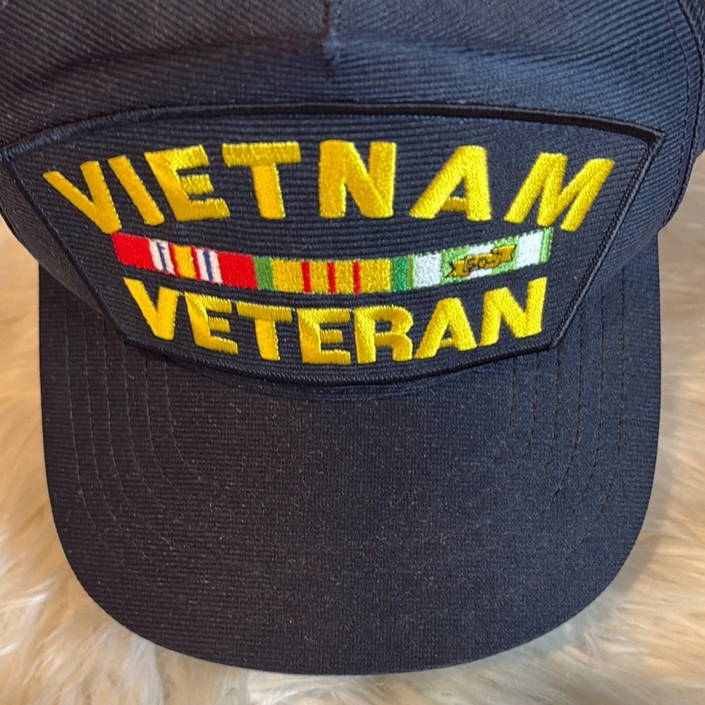 Vietnam Veteran Black Cap